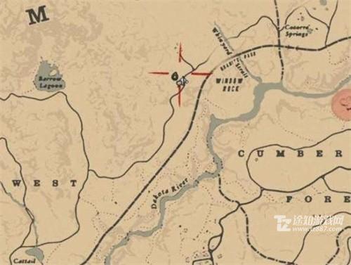 荒野大镖客老太太和4个儿子位置分享