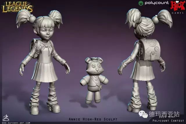 LOL亲女儿安妮全皮肤介绍：你看见我的小熊了么？