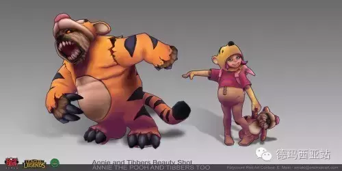 LOL亲女儿安妮全皮肤介绍：你看见我的小熊了么？