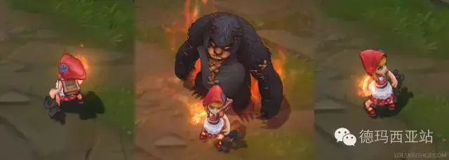 LOL亲女儿安妮全皮肤介绍：你看见我的小熊了么？