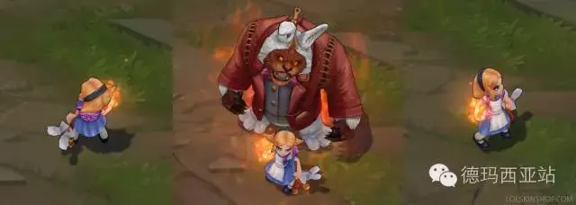 LOL亲女儿安妮全皮肤介绍：你看见我的小熊了么？